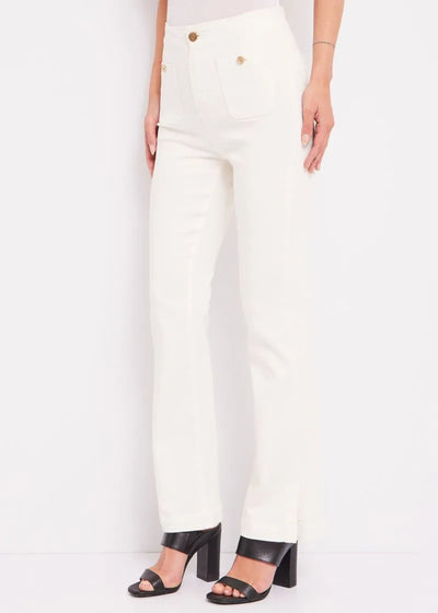 Gaudi jeans Donna Pantaloni flare cropped