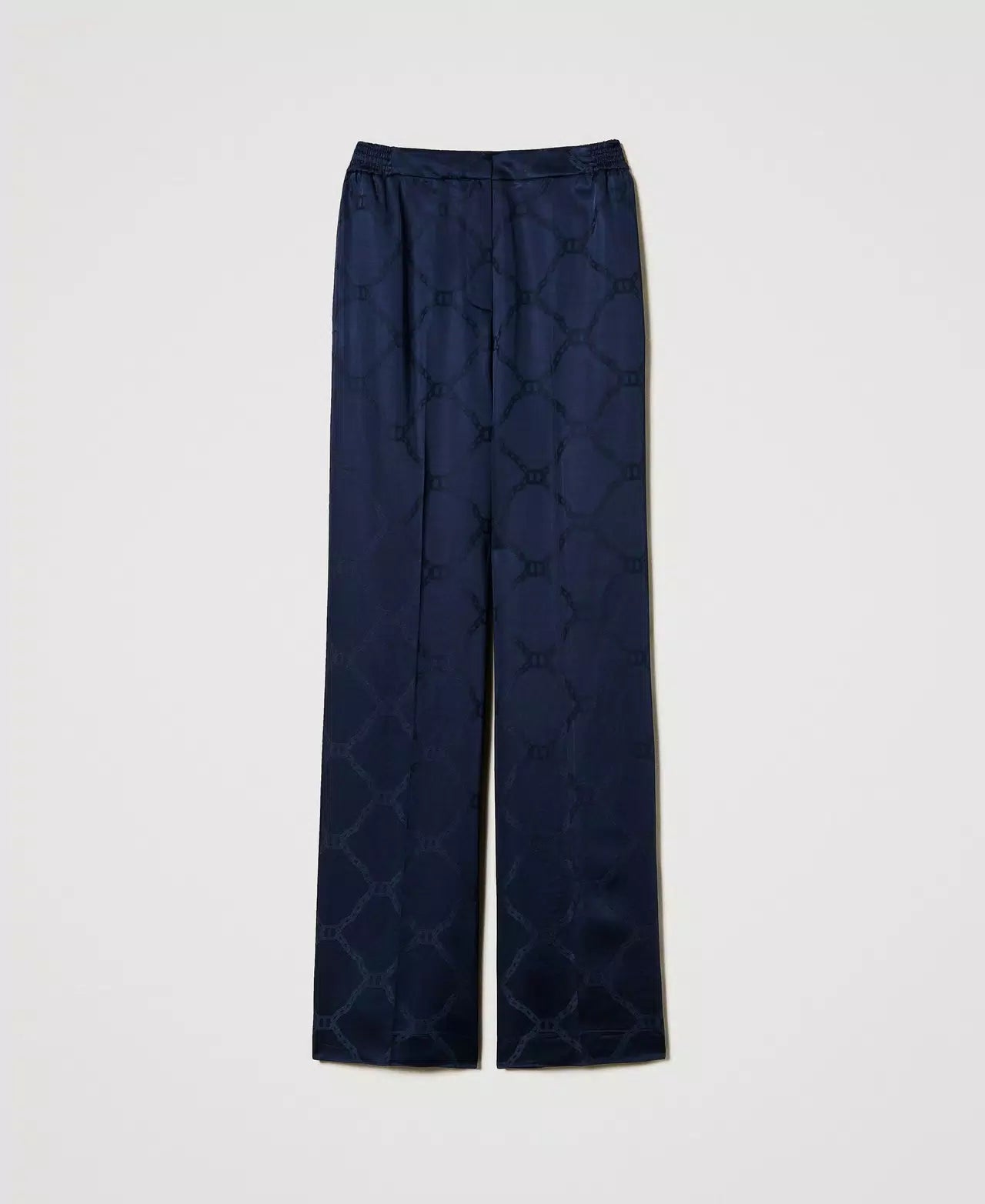 Twinset Pantaloni con Oval T jacquard