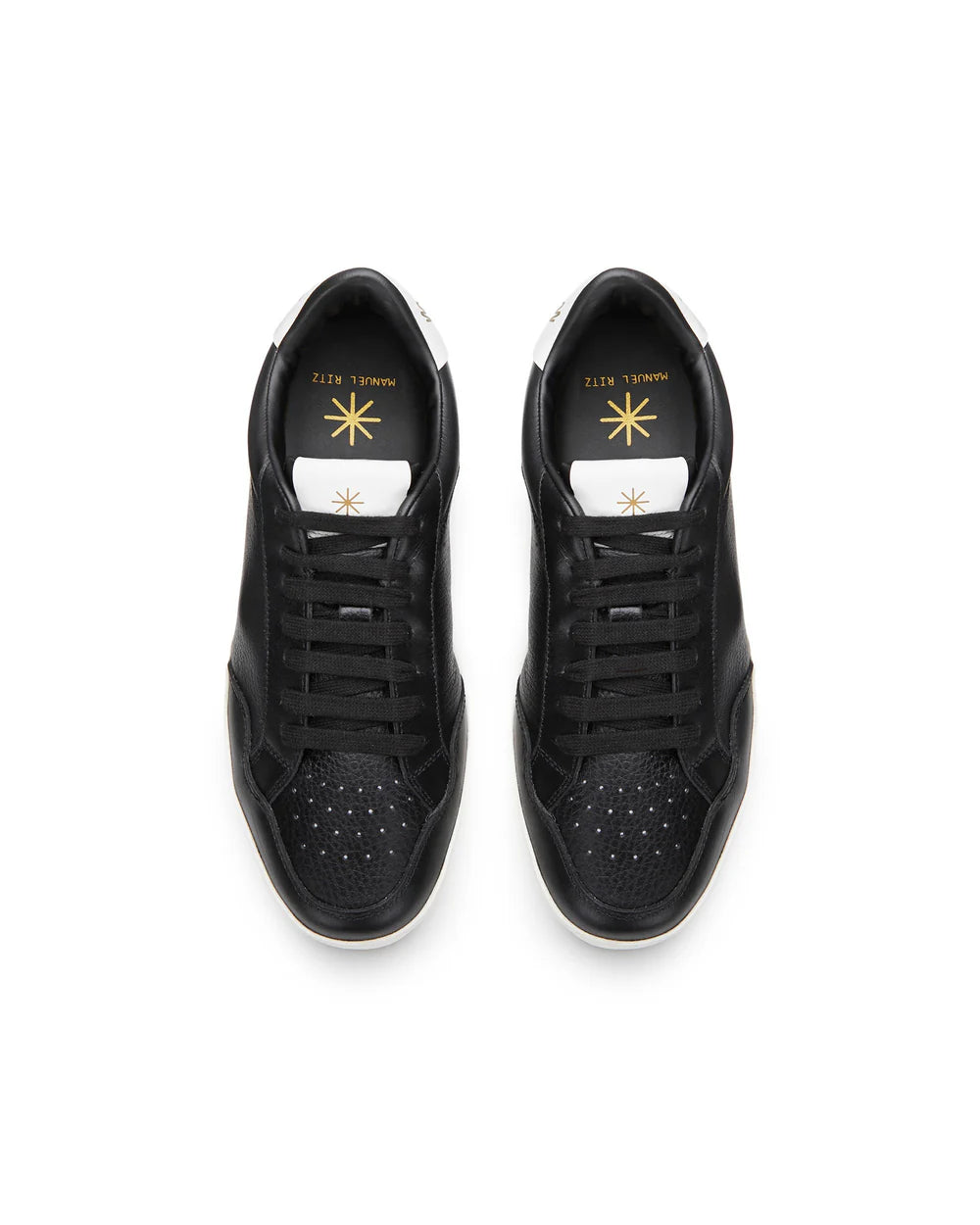 Manuel Ritz Sneakers mix pelle nero