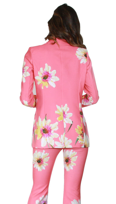 Denny Rose Blazer con stampa floreale