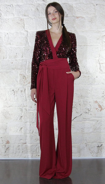 Atelier Legora Tuta in cady con paillettes Vestiti - Boutique Luisa Trendy