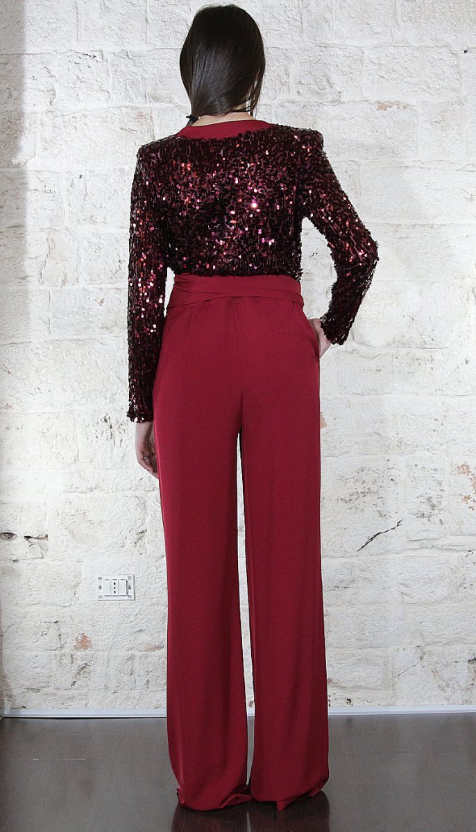 Atelier Legora Tuta in cady con paillettes Vestiti - Boutique Luisa Trendy