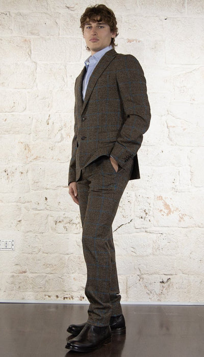 Brian Dales Abito in lana fantasia check Abiti e giacche - Boutique Luisa Trendy