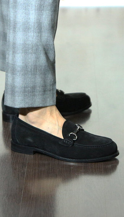 Crisci Scarpe Mocassini in camoscio con morsetto Scarpe Uomo - Boutique Luisa Trendy