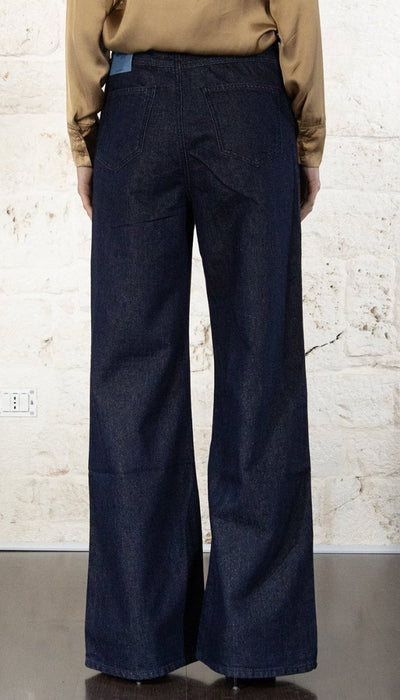 Denny Rose Jeans largo laminato 421ND26008 Jeans - Boutique Luisa Trendy