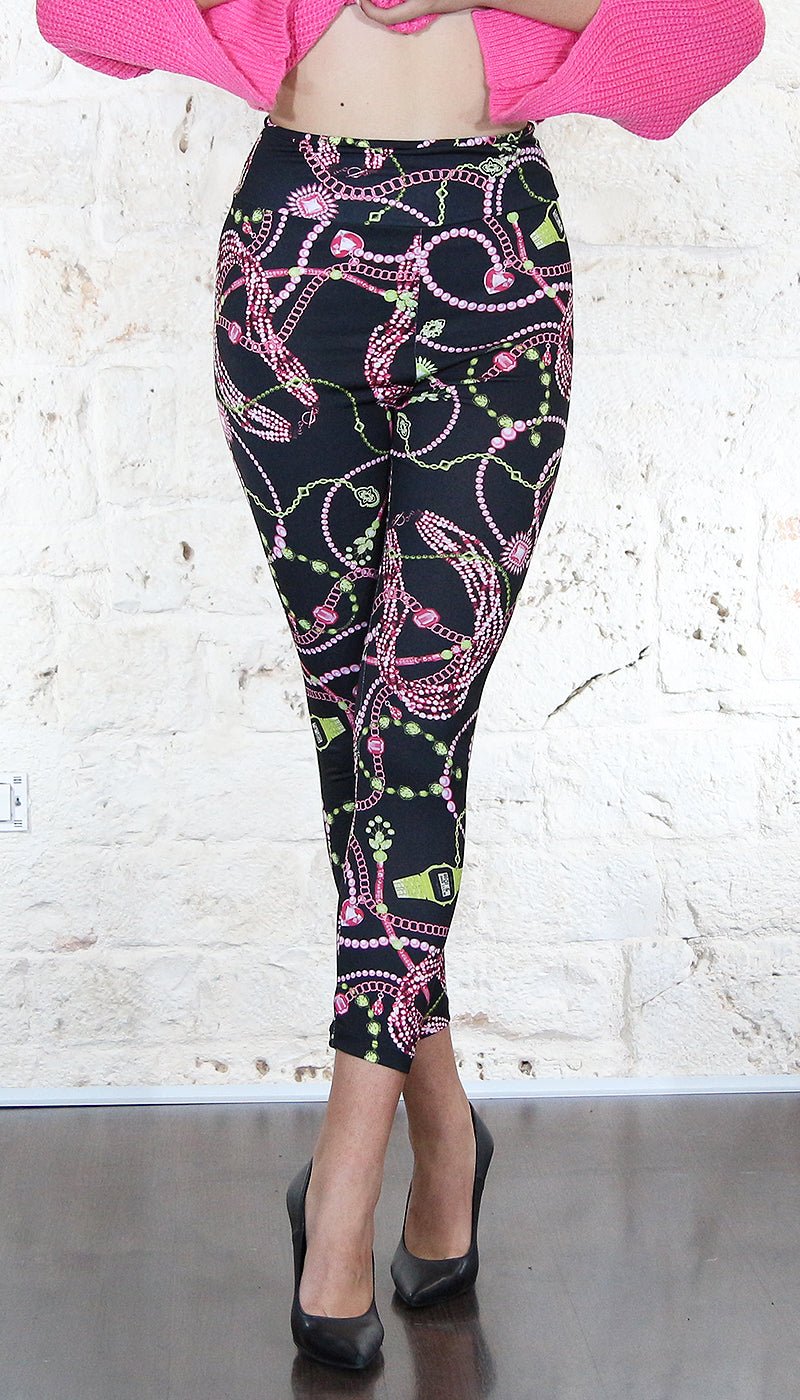 Denny Rose Jeans Leggings in jersey stampato Pantalone Donna - Boutique Luisa Trendy