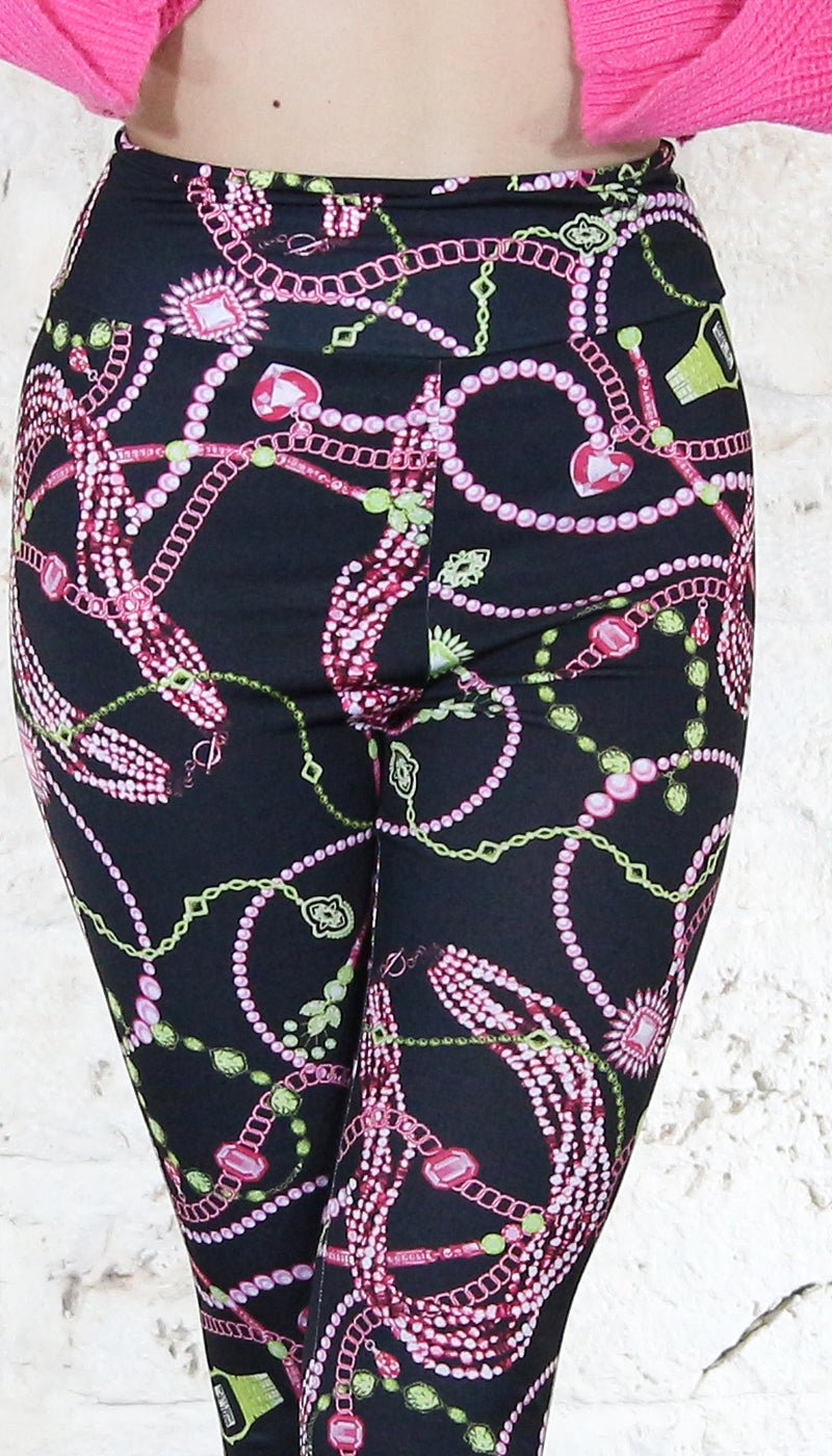 Denny Rose Jeans Leggings in jersey stampato Pantalone Donna - Boutique Luisa Trendy