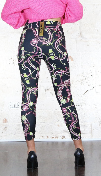 Denny Rose Jeans Leggings in jersey stampato Pantalone Donna - Boutique Luisa Trendy