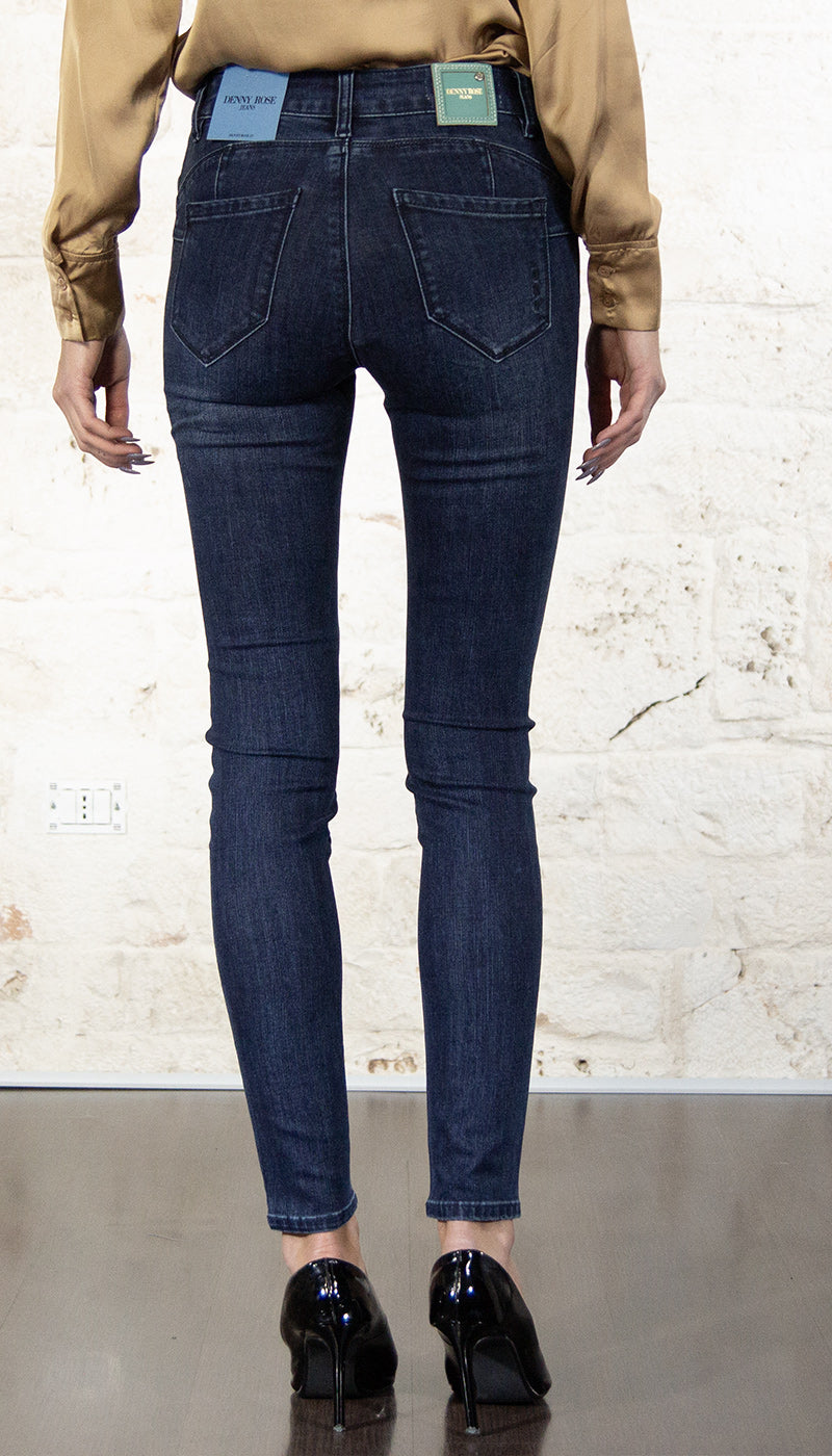 Denny Rose Jeans skinny in misto cotone