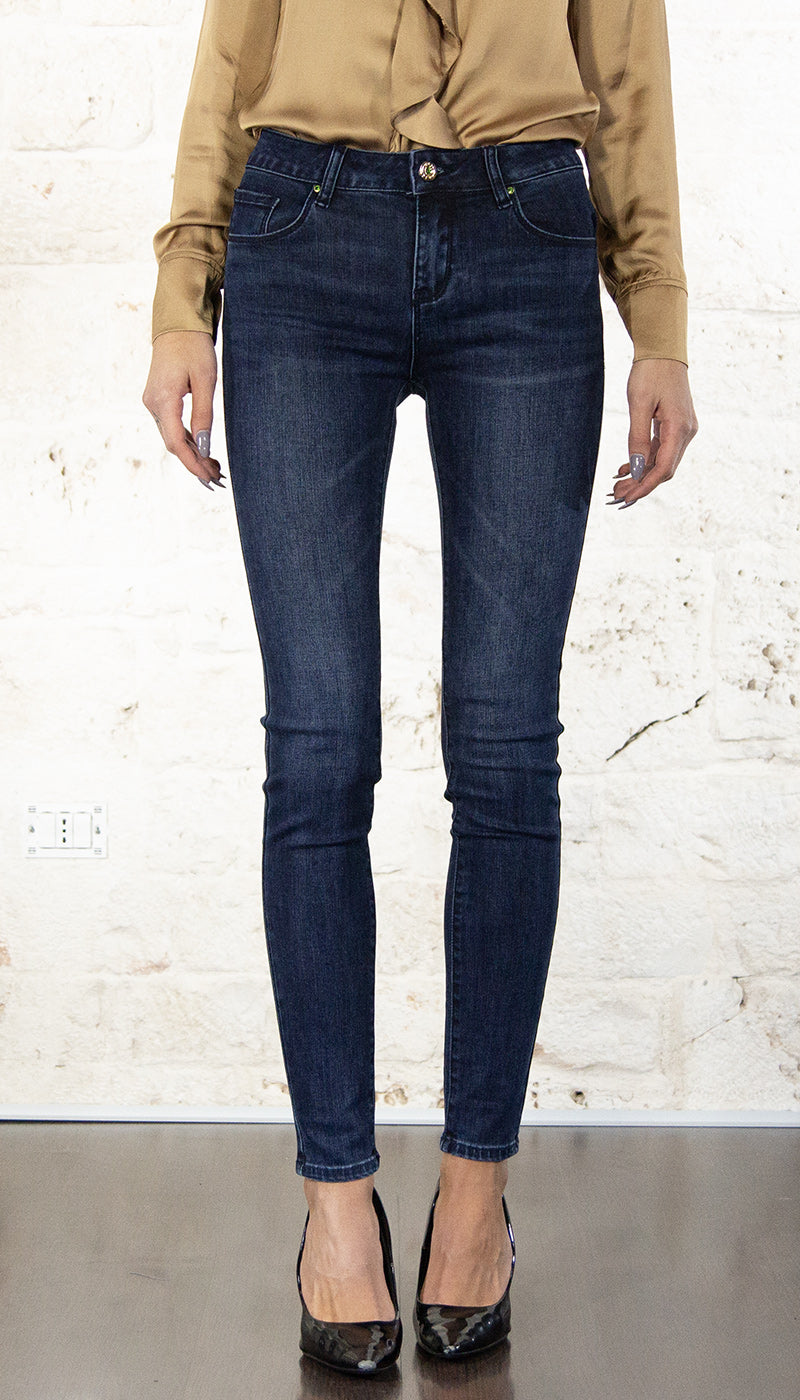 Denny Rose Jeans skinny in misto cotone