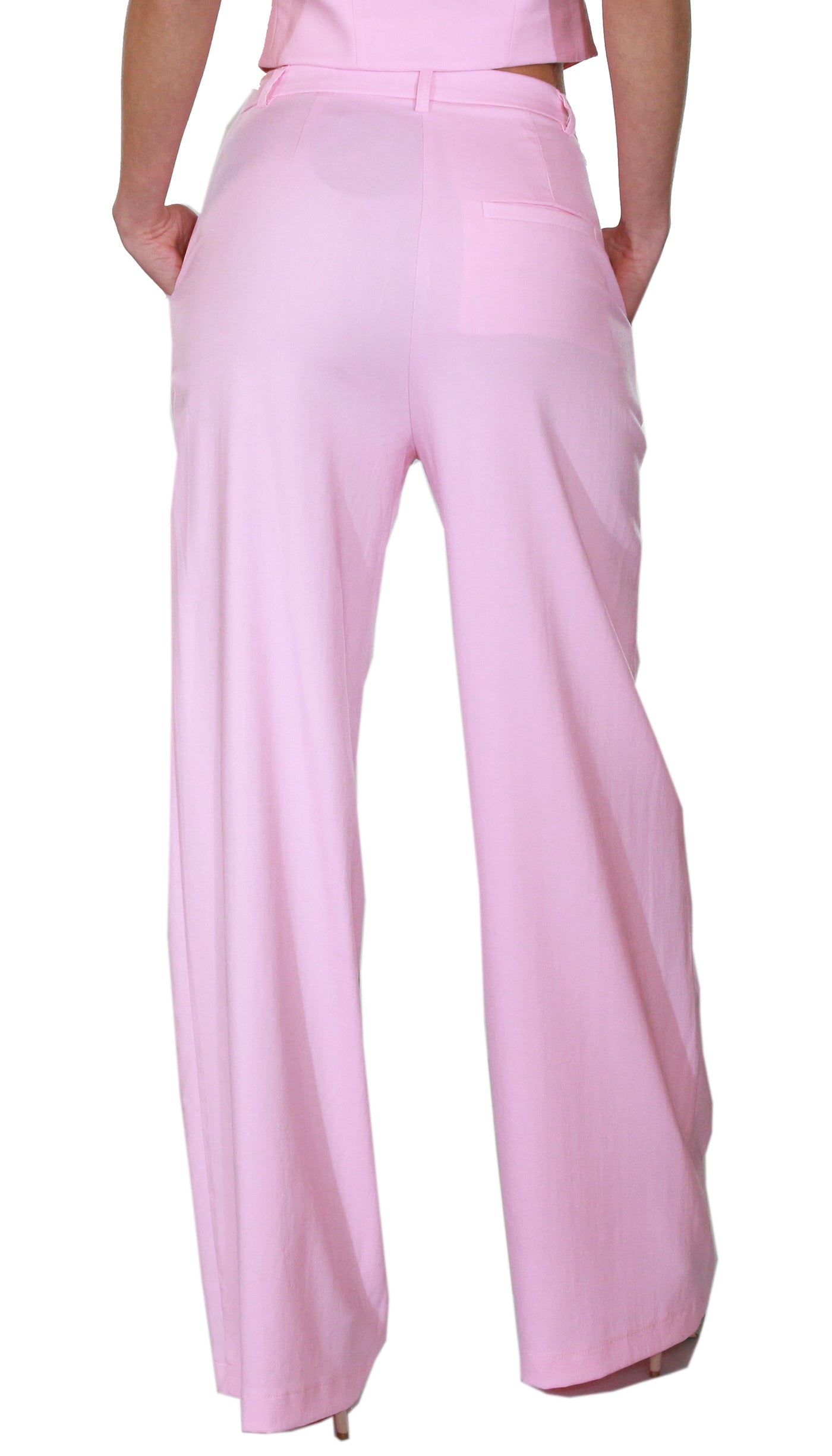 Denny Rose Pantalone con pinces a palazzo