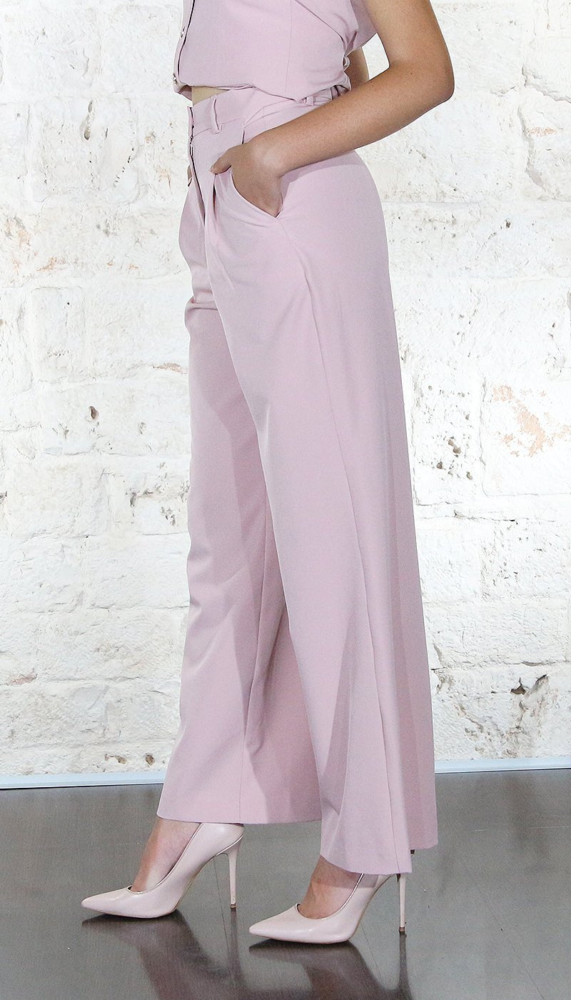 Denny Rose Pantaloni con pinces a palazzo Pantalone Donna - Boutique Luisa Trendy