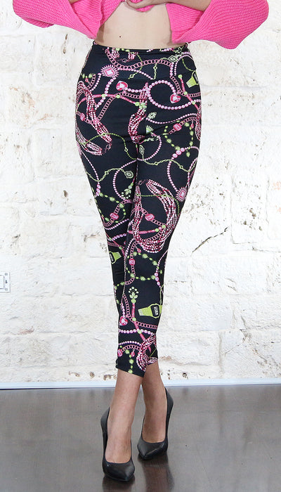 Denny Rose Jeans Leggings in jersey stampato