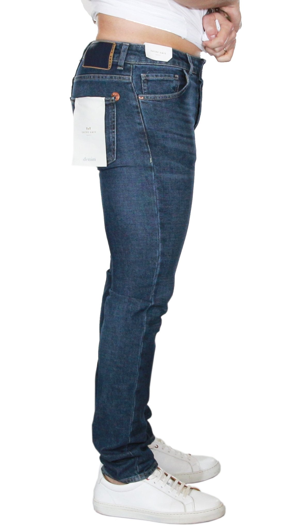 Entre Amis Jeans 5 tasche in denim Jeans Uomo - Boutique Luisa Trendy
