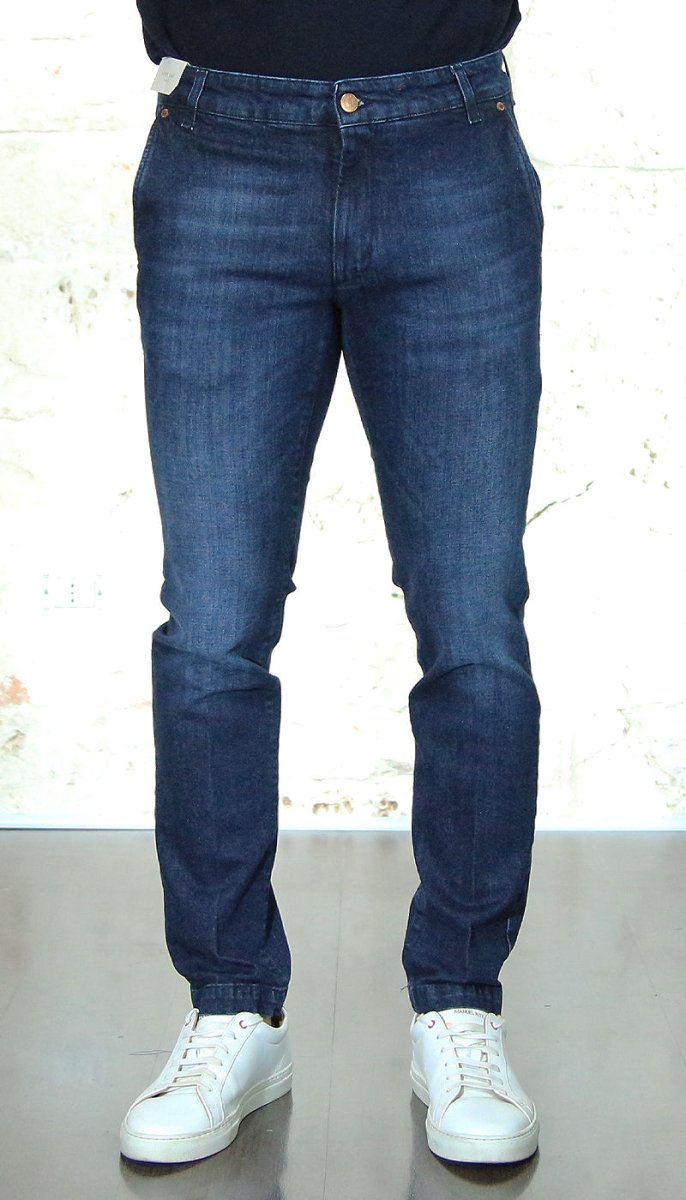 Entre Amis Jeans blu tasca america lungo Jeans Uomo - Boutique Luisa Trendy