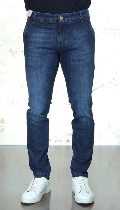 Entre Amis Jeans blu tasca america lungo Jeans Uomo - Boutique Luisa Trendy
