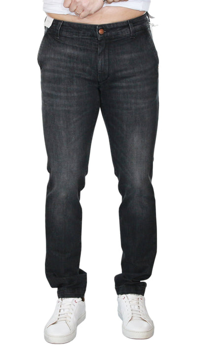 Entre Amis Jeans tasche america lavaggio denim nero Jeans Uomo - Boutique Luisa Trendy