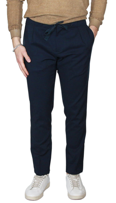 Entre Amis Pantalone con laccio in tessuto strech Pantaloni Uomo - Boutique Luisa Trendy