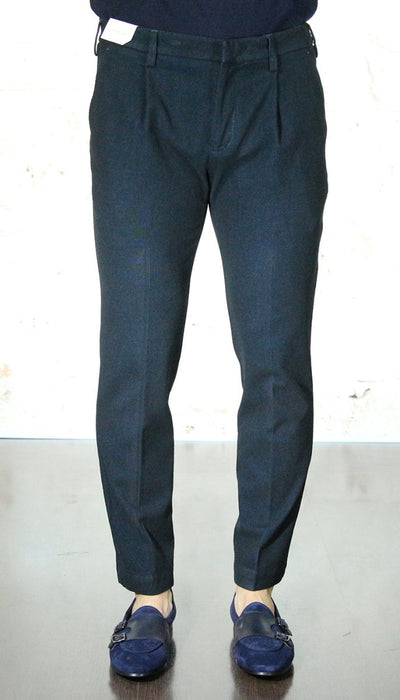 Entre Amis Pantalone corto con pinces in cotone smerigliato Pantaloni Uomo - Boutique Luisa Trendy