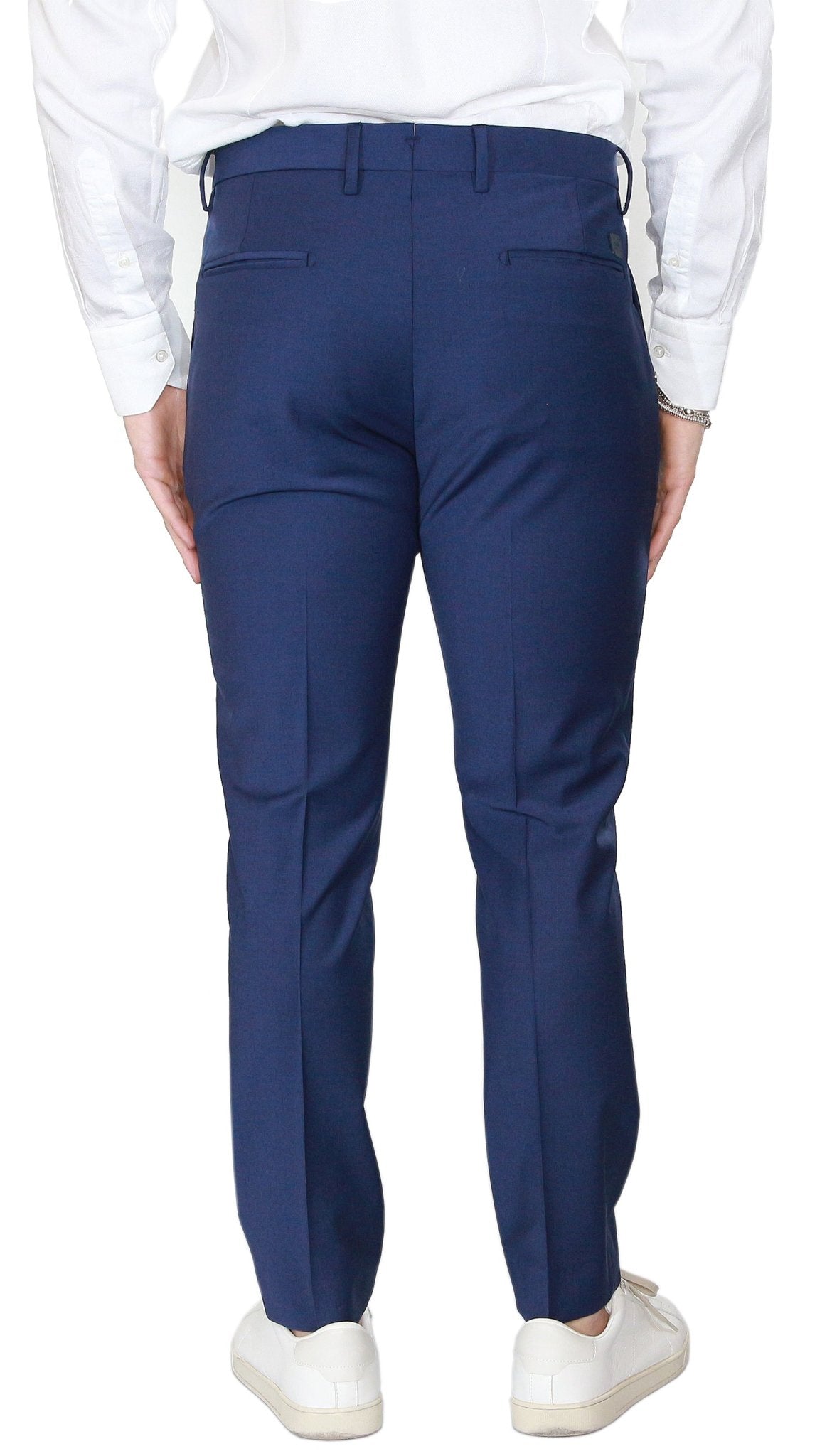 Entre Amis Pantalone corto con pinces in fresco lana Pantaloni Uomo - Boutique Luisa Trendy