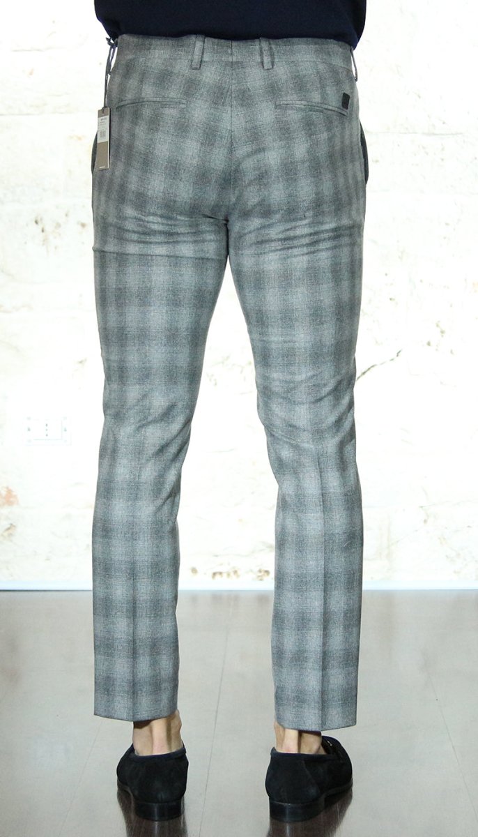 Entre Amis Pantalone corto in lana a quadri Pantaloni Uomo - Boutique Luisa Trendy