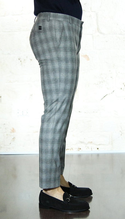 Entre Amis Pantalone corto in lana a quadri Pantaloni Uomo - Boutique Luisa Trendy