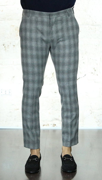 Entre Amis Pantalone corto in lana a quadri Pantaloni Uomo - Boutique Luisa Trendy
