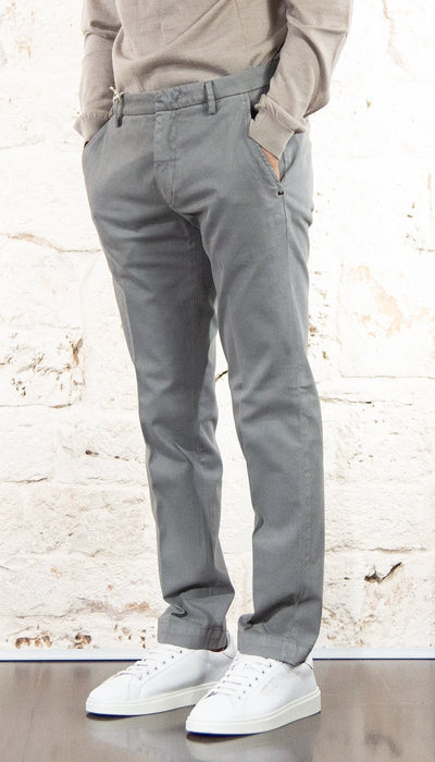 Entre Amis Pantalone corto in raso di cotone tasche america Pantaloni Uomo - Boutique Luisa Trendy