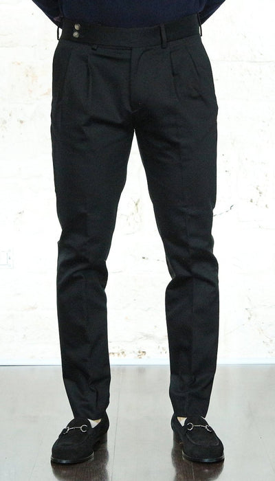 Entre Amis Pantalone doppia pinces con cinturino Pantaloni Uomo - Boutique Luisa Trendy