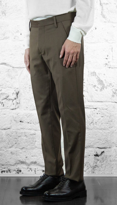 Entre Amis Pantalone in tessuto slim corto A268188/2903 Pantaloni Uomo - Boutique Luisa Trendy