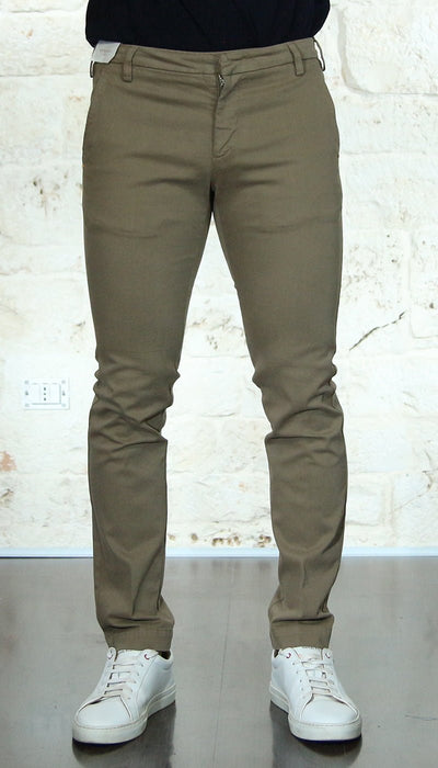 Entre Amis Pantalone tasche america lungo in cotone stretch Pantaloni Uomo - Boutique Luisa Trendy