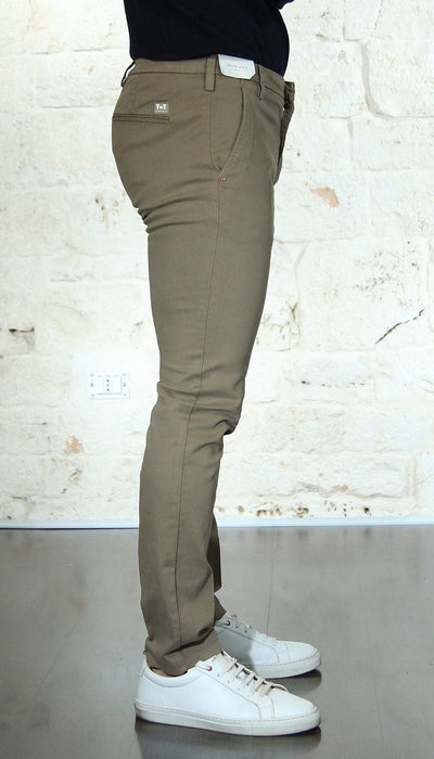 Entre Amis Pantalone tasche america lungo in cotone stretch Pantaloni Uomo - Boutique Luisa Trendy
