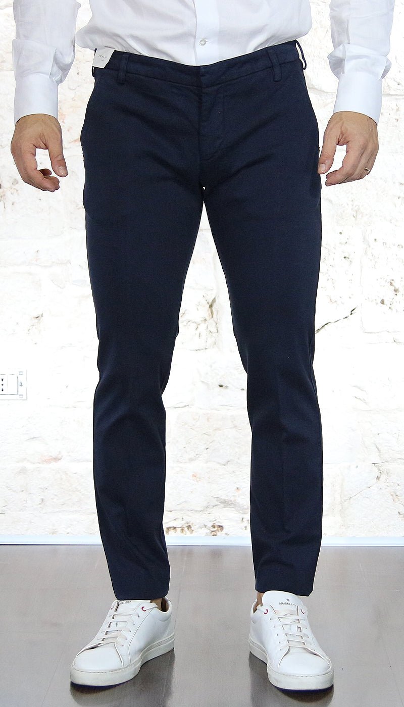 Entre Amis Pantalone tasche america lungo in cotone stretch Pantaloni Uomo - Boutique Luisa Trendy