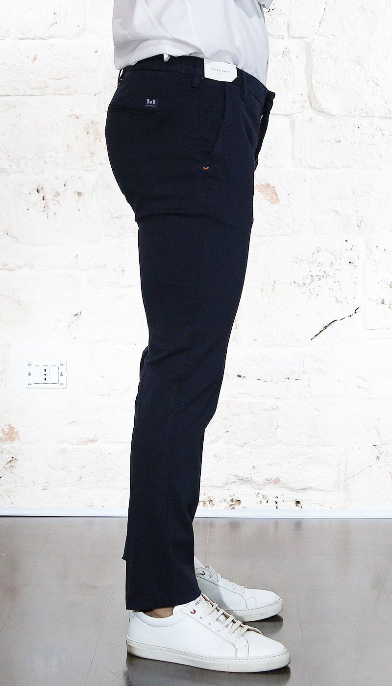 Entre Amis Pantalone tasche america lungo in cotone stretch Pantaloni Uomo - Boutique Luisa Trendy