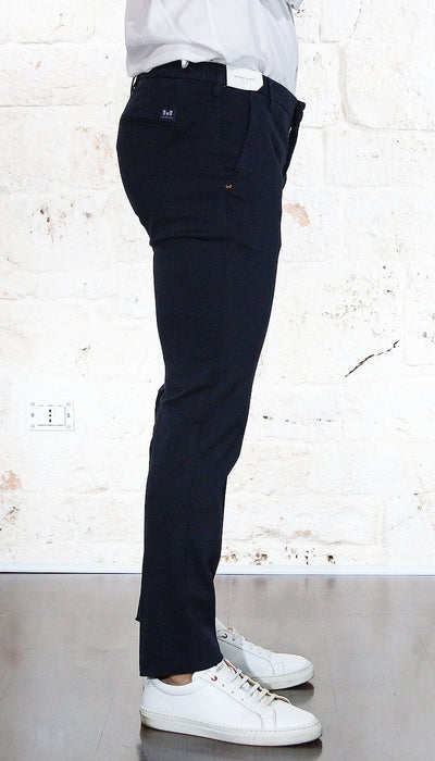 Entre Amis Pantalone tasche america lungo in cotone stretch Pantaloni Uomo - Boutique Luisa Trendy