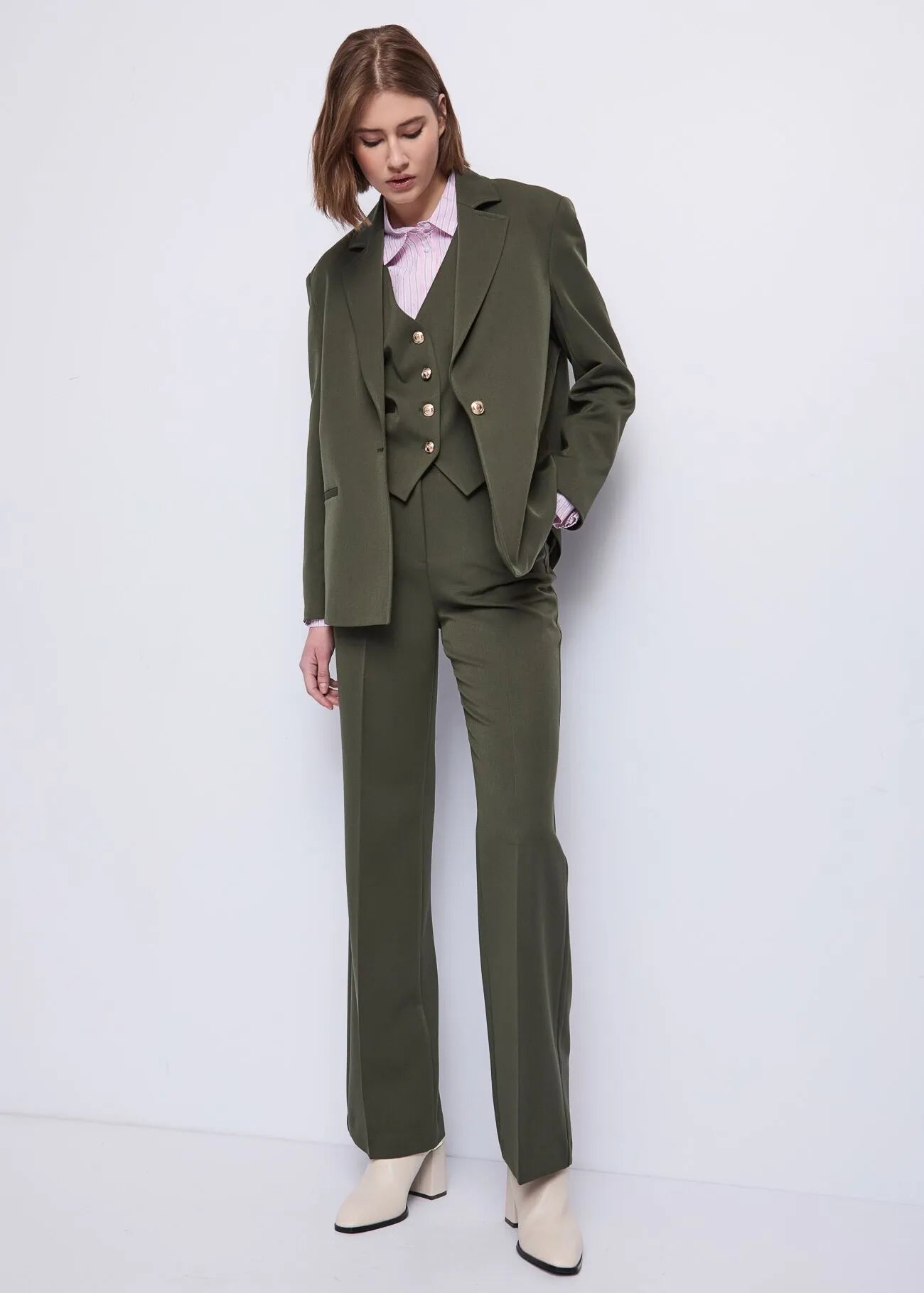 Gaudi Blazer da donna con tasche a filetto Capispalla Donna - Boutique Luisa Trendy