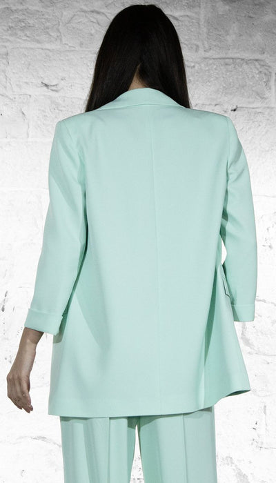 Gaudi Blazer da donna verde con revers a lancia Capispalla Donna - Boutique Luisa Trendy