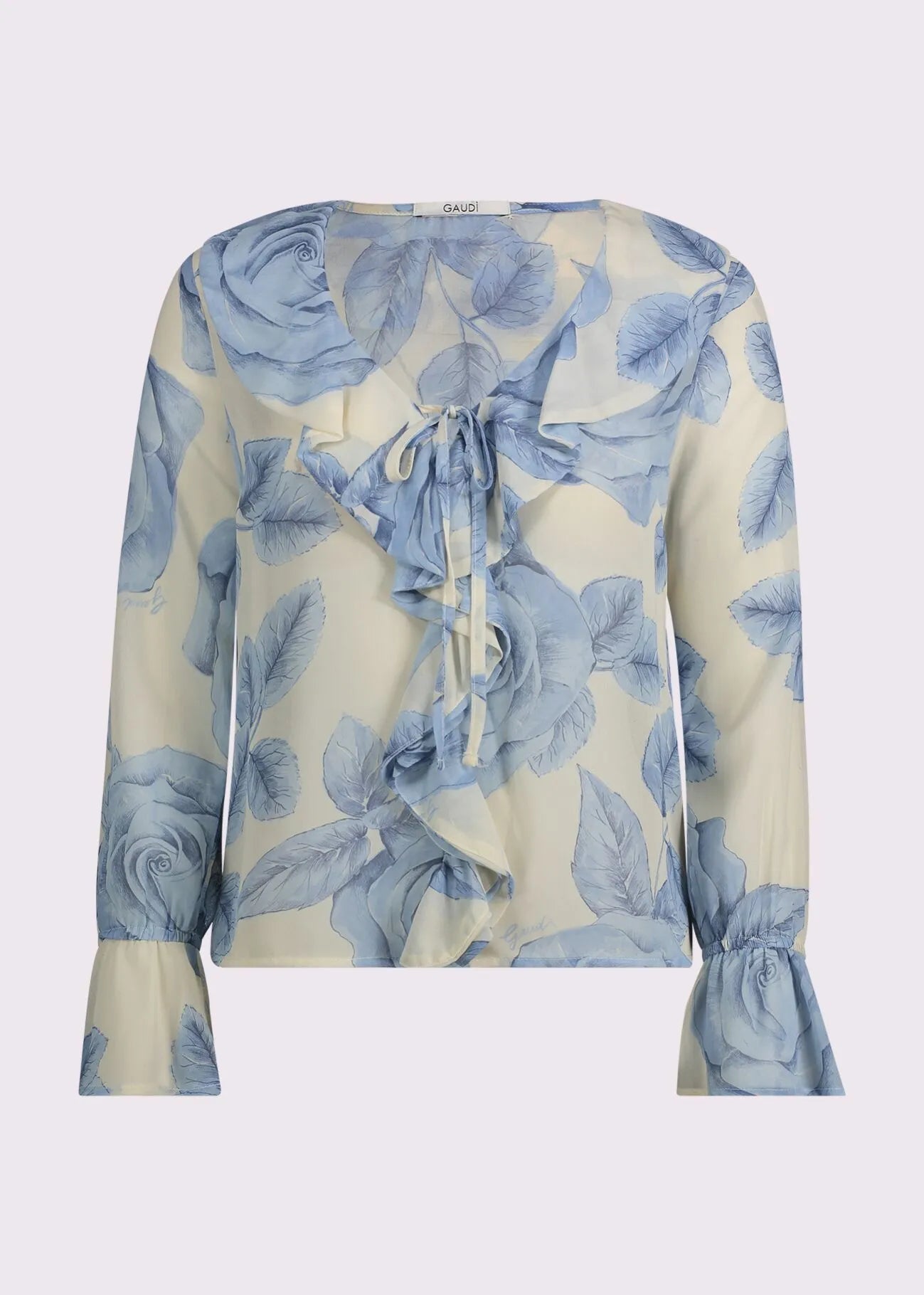 Gaudi Blusa in georgette stampa floreale