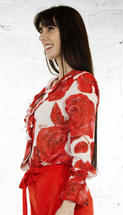 Gaudi Blusa in georgette stampa floreale Bluse e camicie - Boutique Luisa Trendy