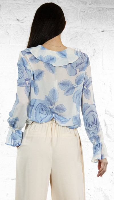 Gaudi Blusa in georgette stampa floreale Bluse e camicie - Boutique Luisa Trendy