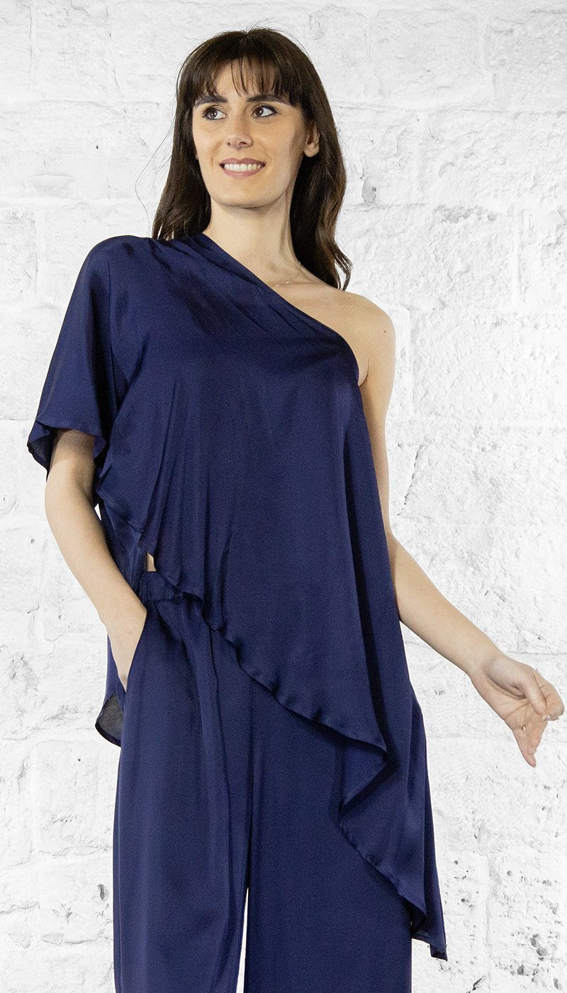 Gaudi Blusa monospalla asimmetrica 511FD45033 Bluse e camicie - Boutique Luisa Trendy