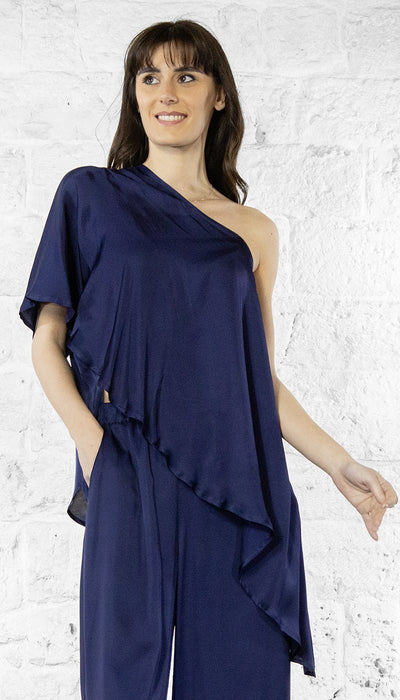 Gaudi Blusa monospalla asimmetrica 511FD45033 Bluse e camicie - Boutique Luisa Trendy