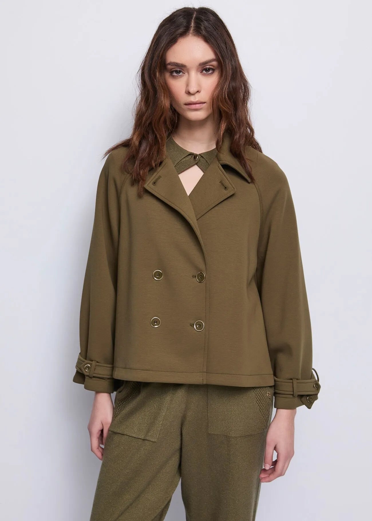 Gaudi Caban da donna doppiopetto in cotone Capispalla Donna - Boutique Luisa Trendy