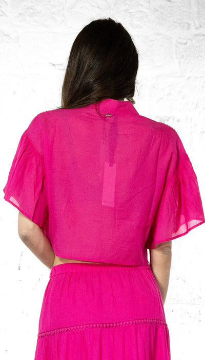 Gaudi Camicia cropped maniche corte Bluse e camicie - Boutique Luisa Trendy