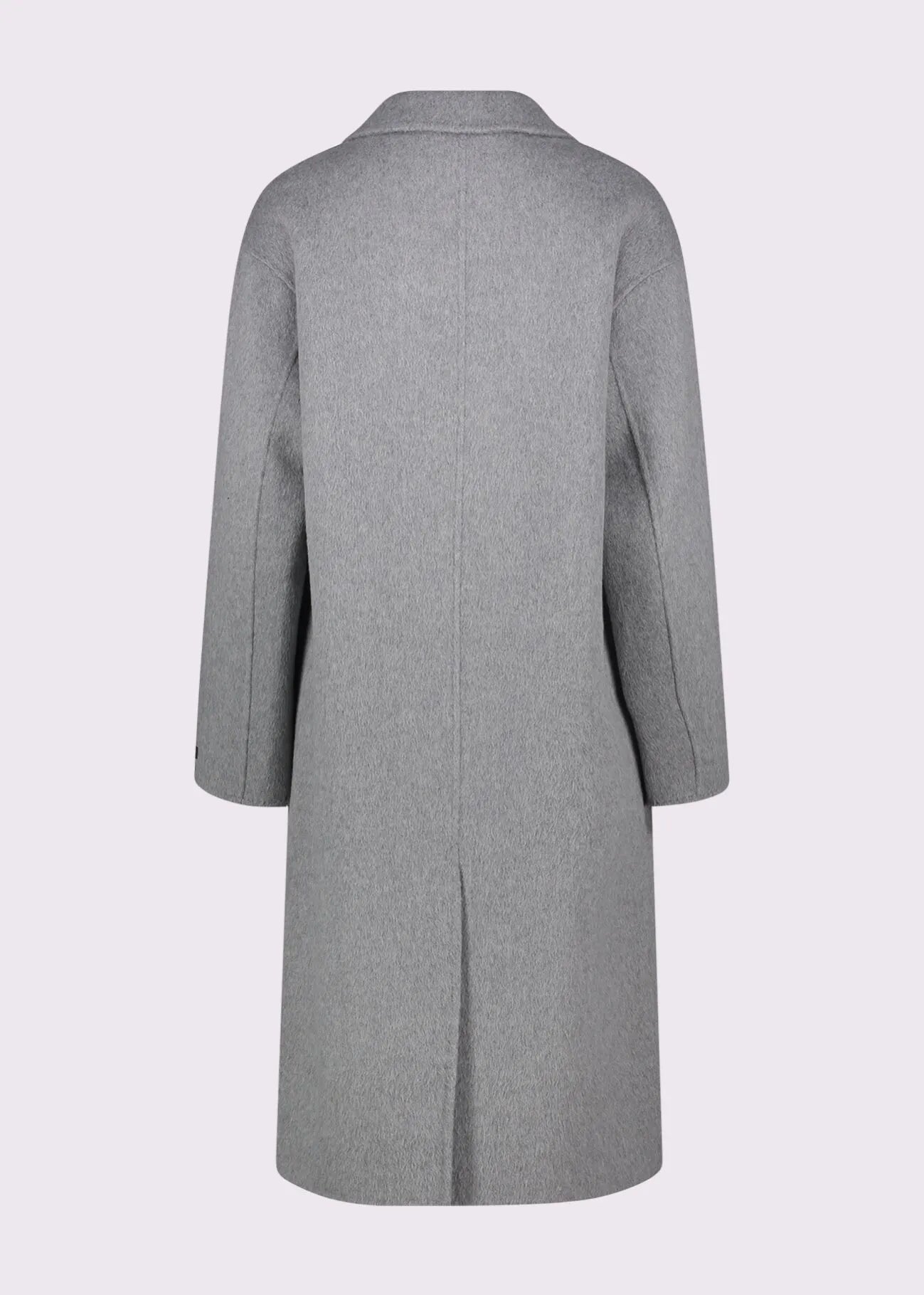 Gaudi Cappotto da donna in panno grigio oversize