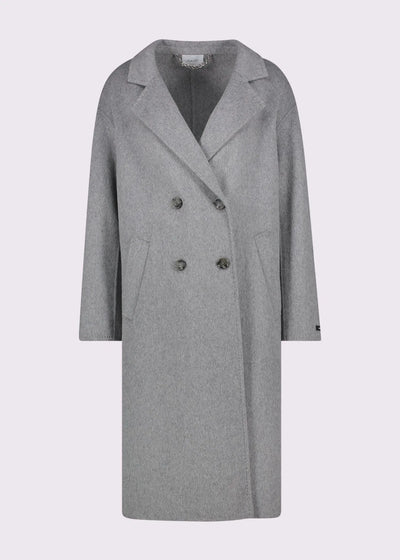 Gaudi Cappotto da donna in panno grigio oversize