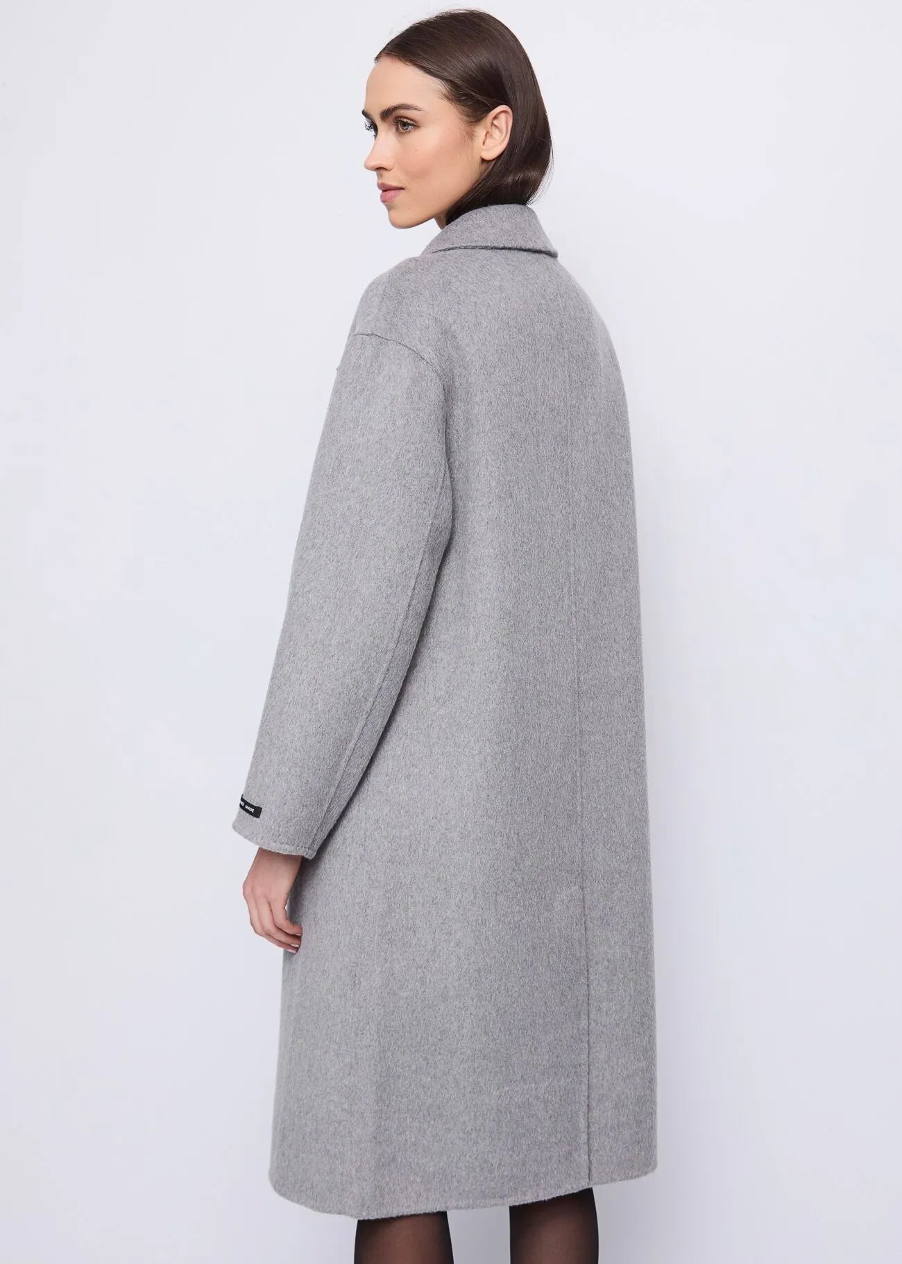 Gaudi Cappotto da donna in panno grigio oversize