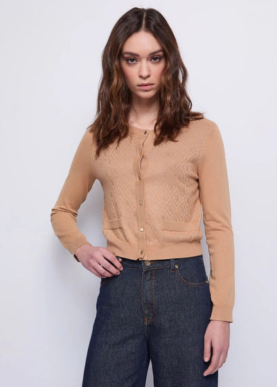 Gaudi Cardigan da donna con bottoni dorati Maglie e cardigan Donna - Boutique Luisa Trendy