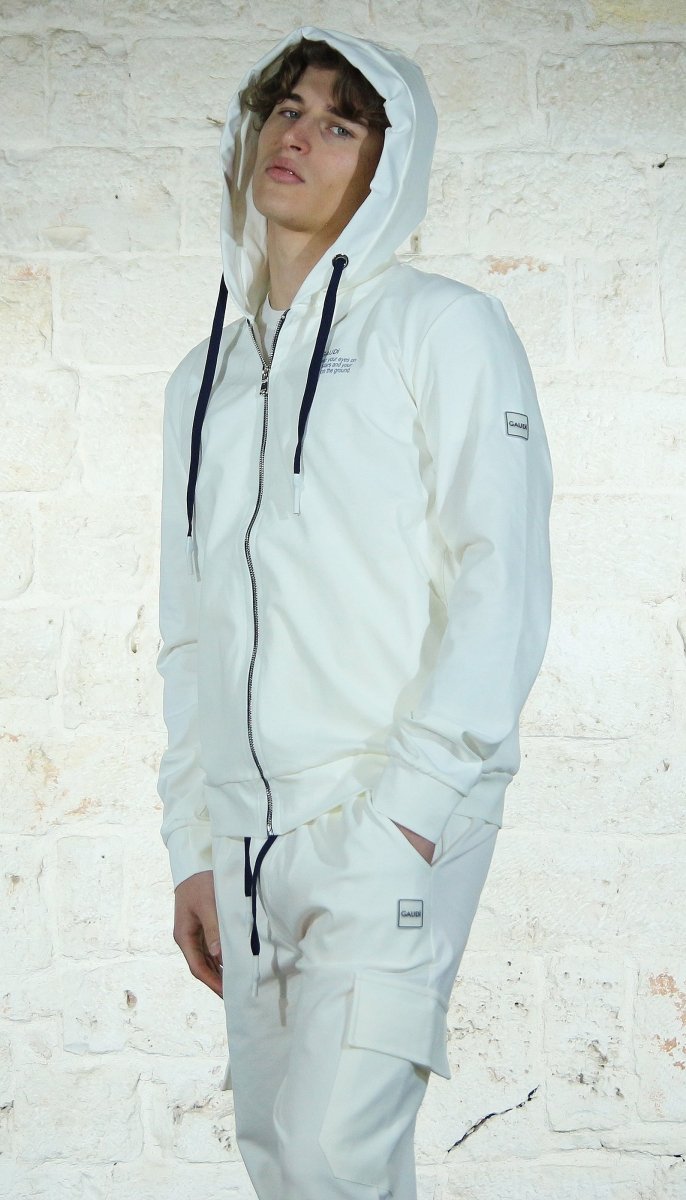 Gaudi Felpa con cappuccio e zip Felpa - Boutique Luisa Trendy