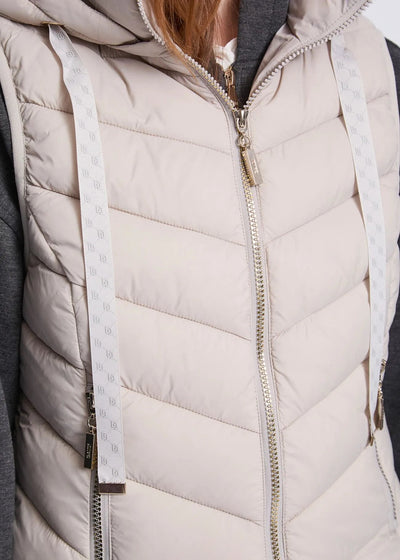 Gaudi Gilet da donna in nylon trapuntato con cappuccio Capispalla Donna - Boutique Luisa Trendy